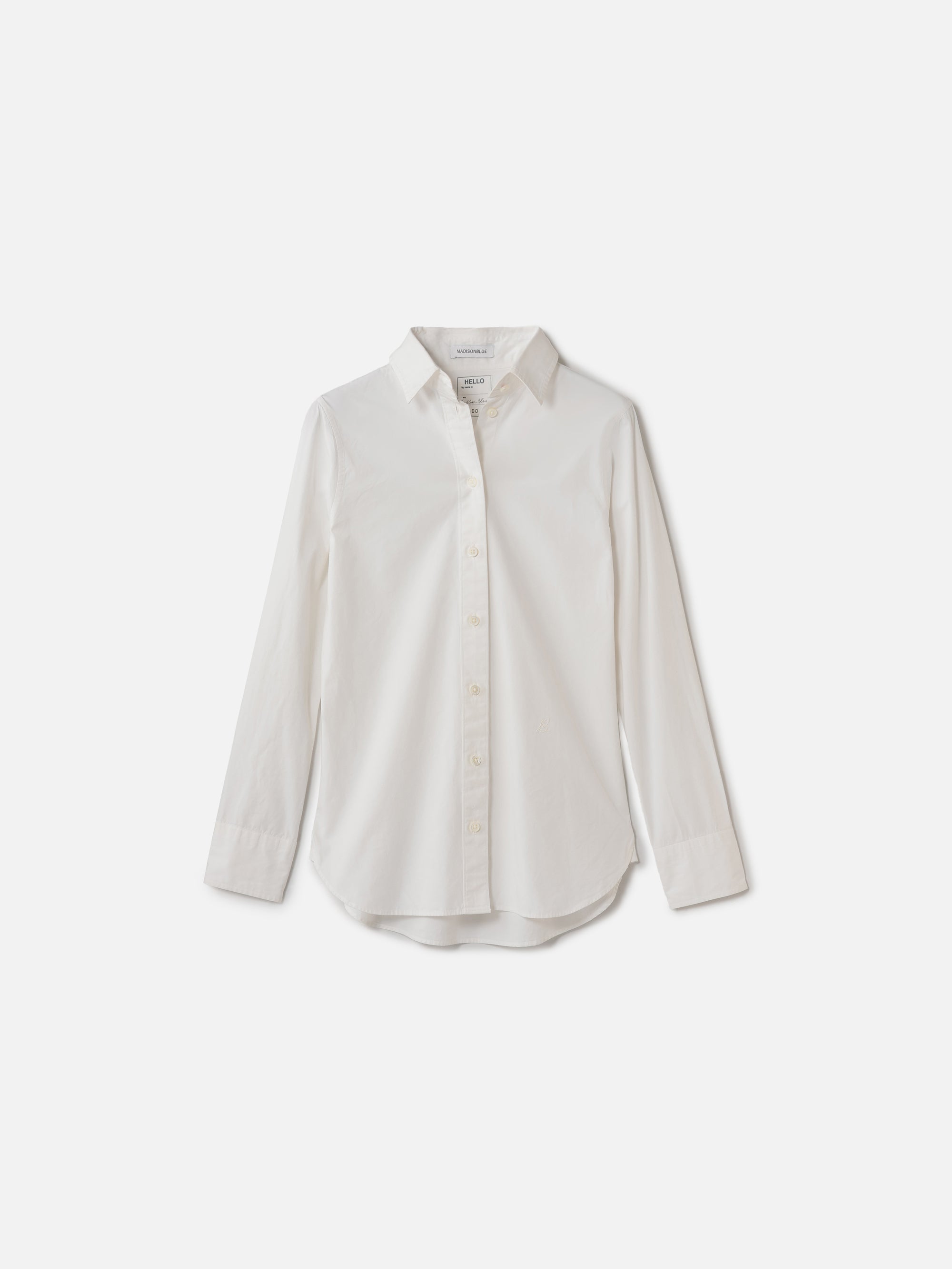 MADISONBLUE マディソンブルー マダムシャツ 綿 白 ホワイト 01 MADAME SHIRT WASHED OUT | MADISONBLUE｜マディソンブルー公式サイト