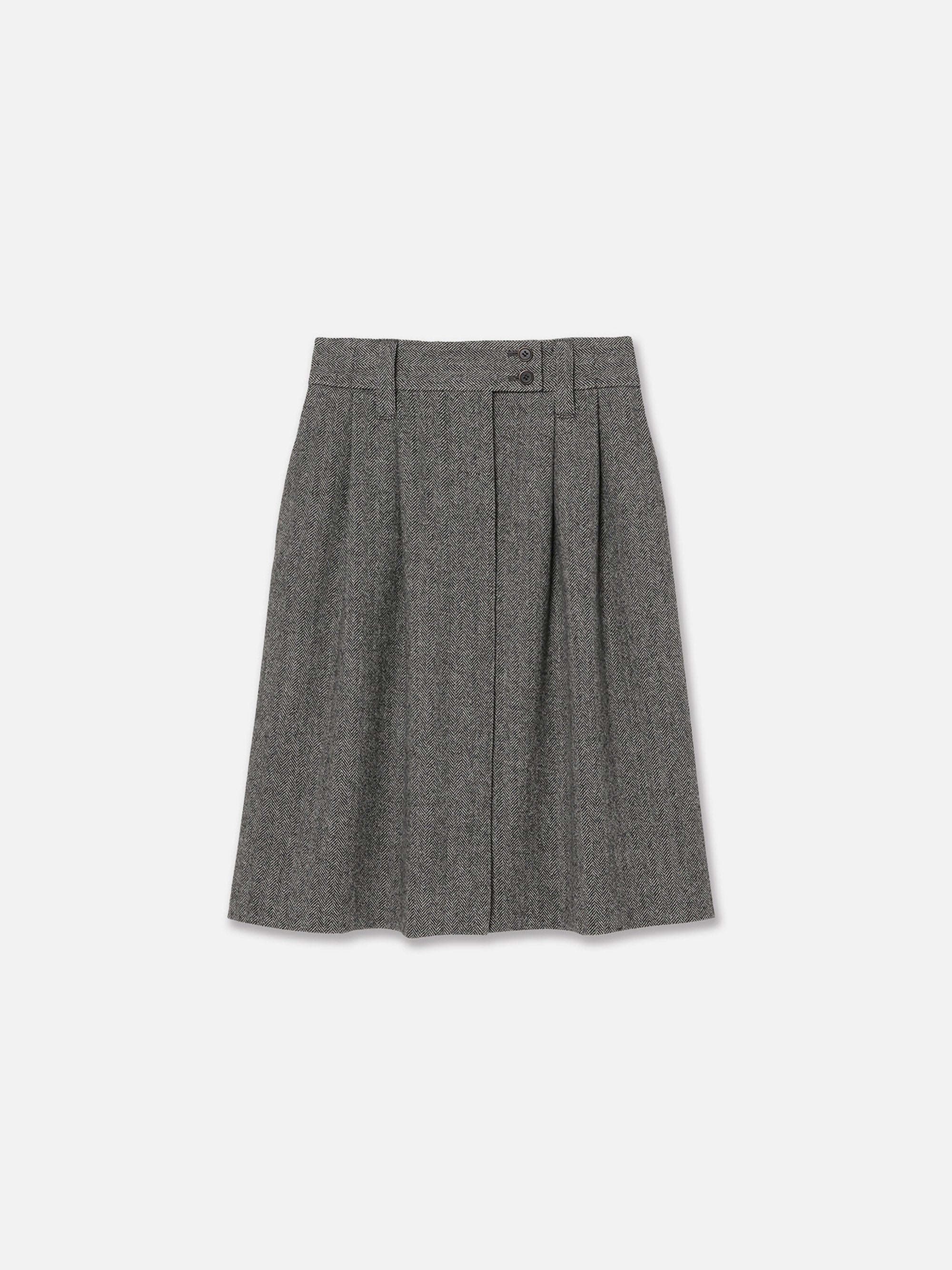 SLACKS REMAKE MIDDLE SK HERRINGBONE | MADISONBLUE|マディソン SLACKS REMAKE MIDDLE SK HERRINGBONE | MADISONBLUE|マディソン