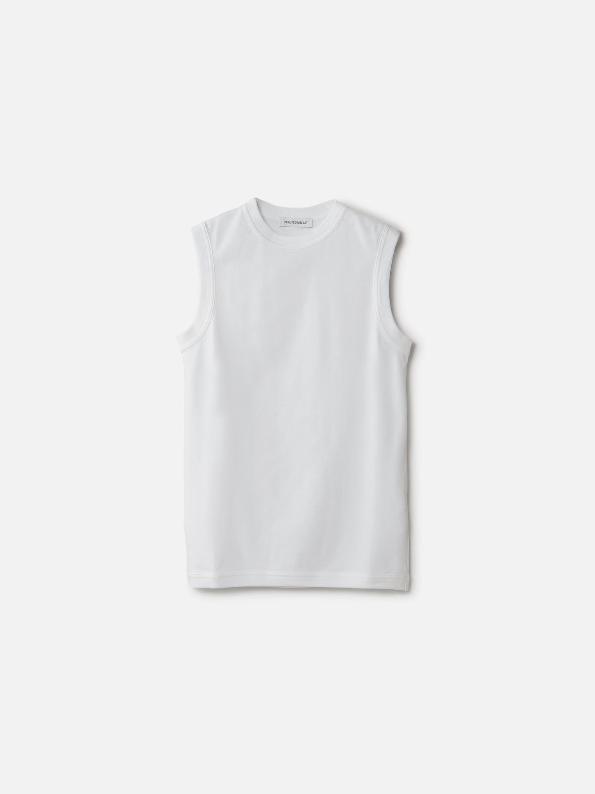 TEE-SHIRT SANS MANCHES COL ROND