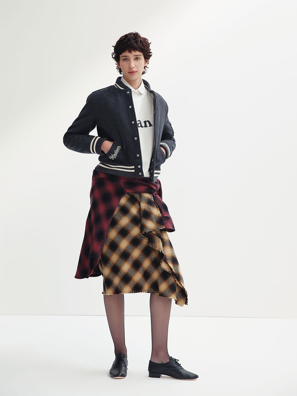 CASCADE SKIRT CHECK
