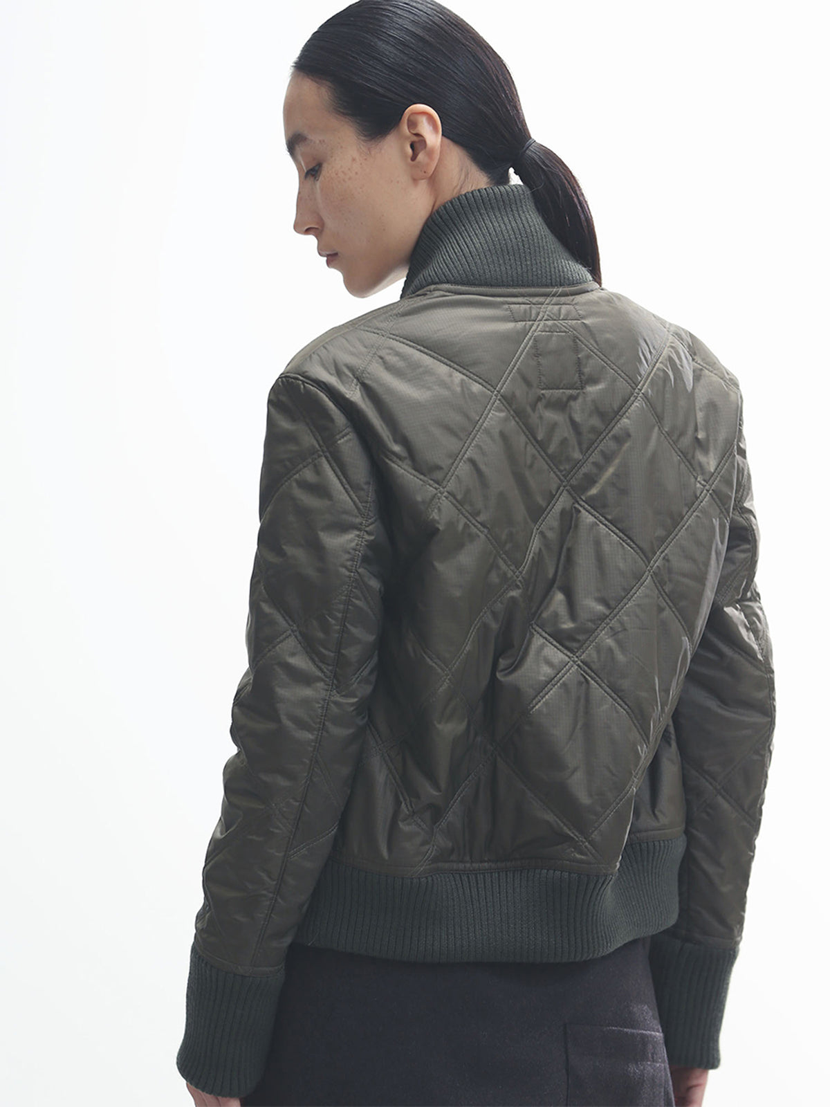 ZIP UP BLOUSON QUILTING
