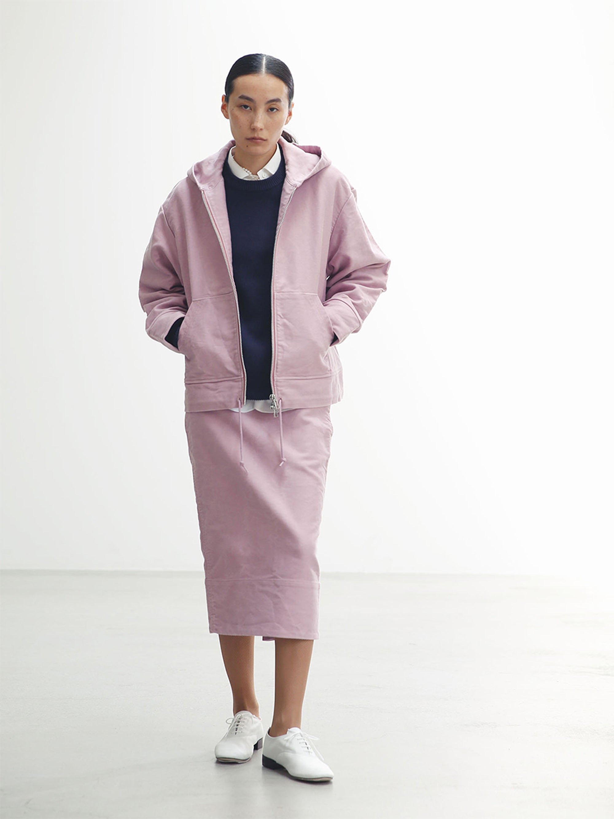 ZIP UP HOODIE MOLESKIN | MADISONBLUE｜マディソンブルー公式サイト