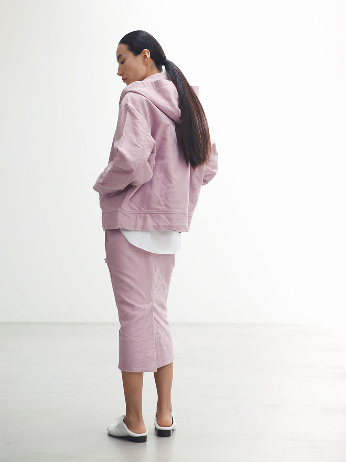 SOFIE TIGHT LONG SKIRT MOLESKIN