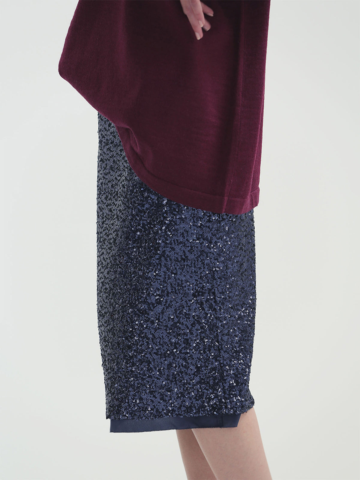 LOW WAIST STRAIGHT SK SPANGLE
