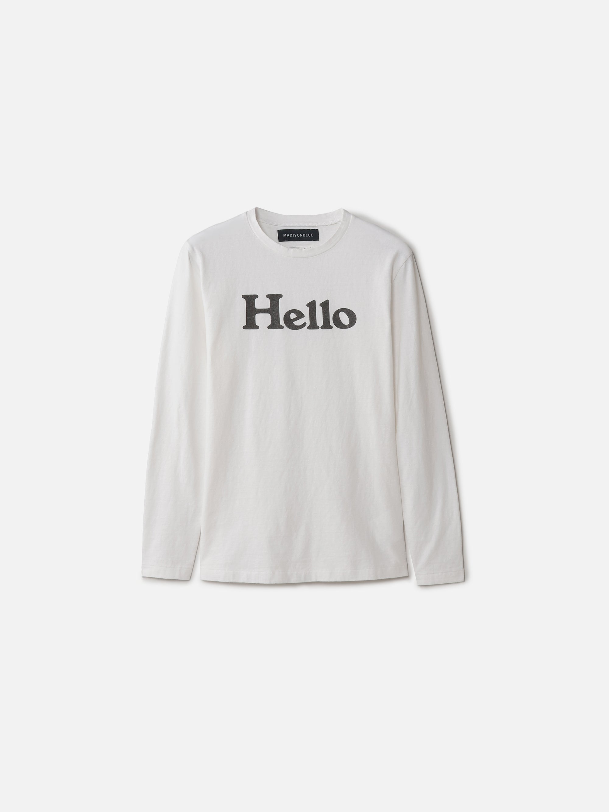 HELLO L/S TEE | MADISONBLUE｜マディソンブルー公式サイト