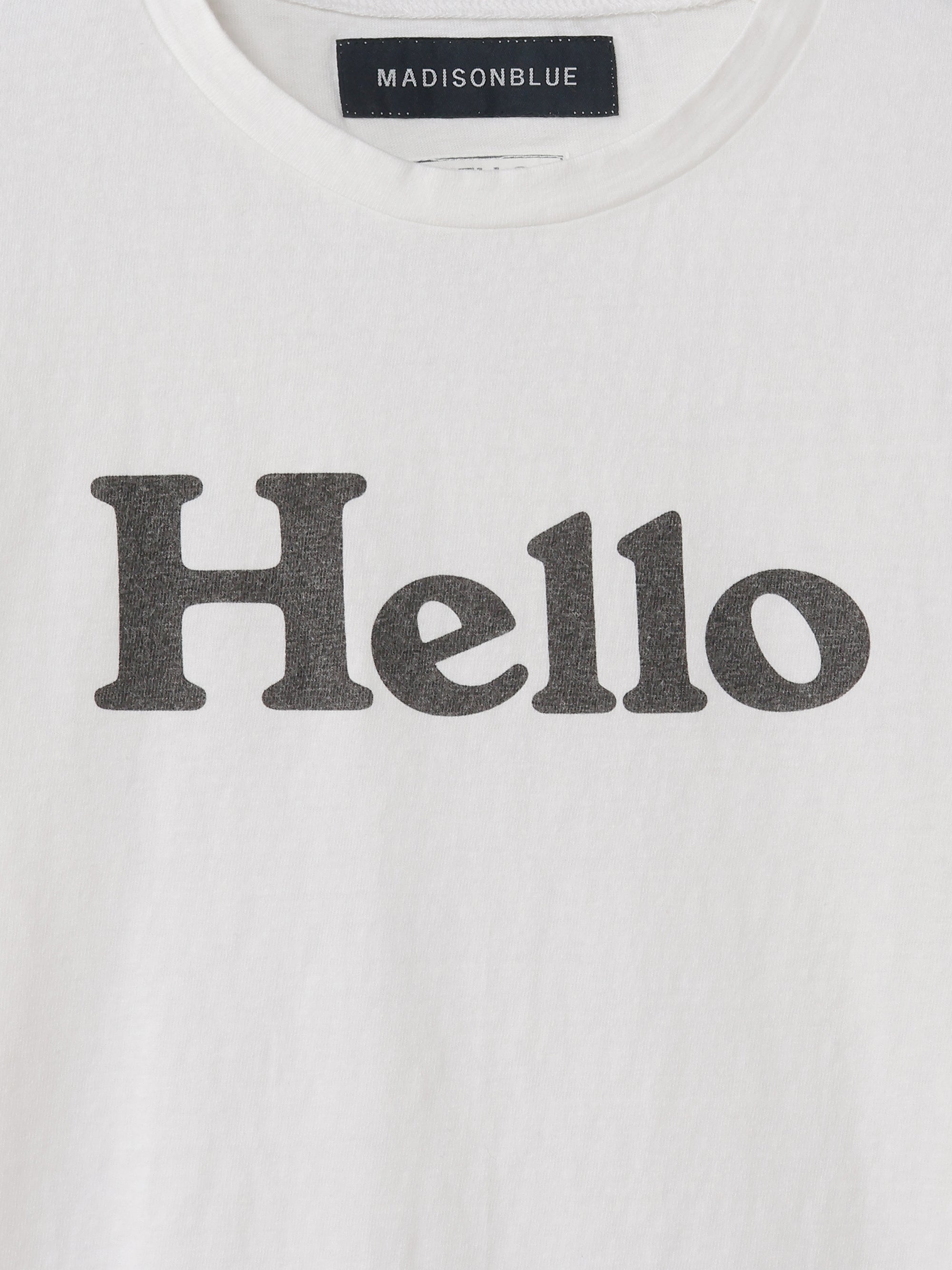 HELLO L/S TEE | MADISONBLUE｜マディソンブルー公式サイト