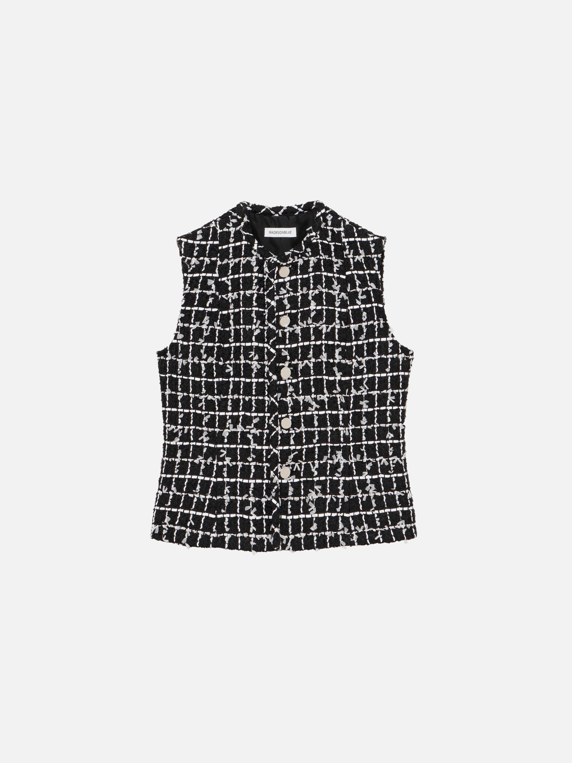 CREW NECK VEST TWEED | MADISONBLUE｜マディソンブルー公式サイト