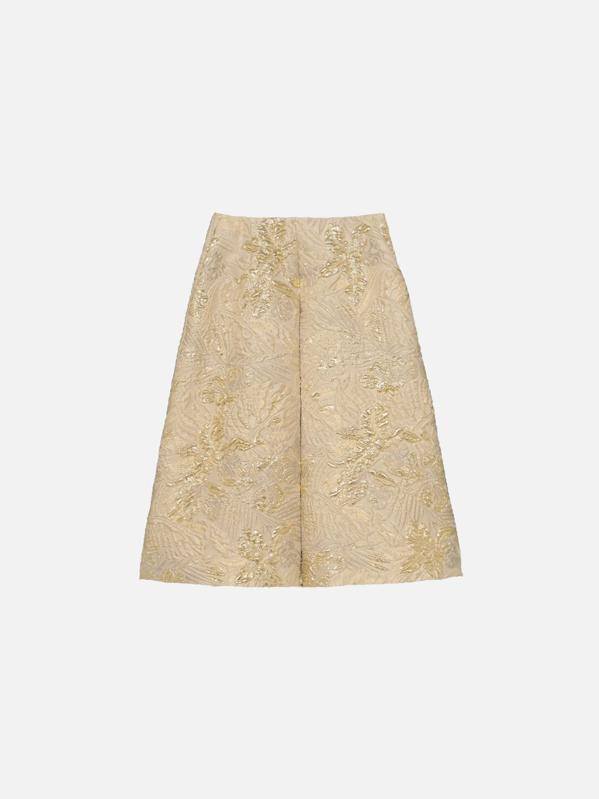 INVERTED BOX PLEAT SK LAME JQ