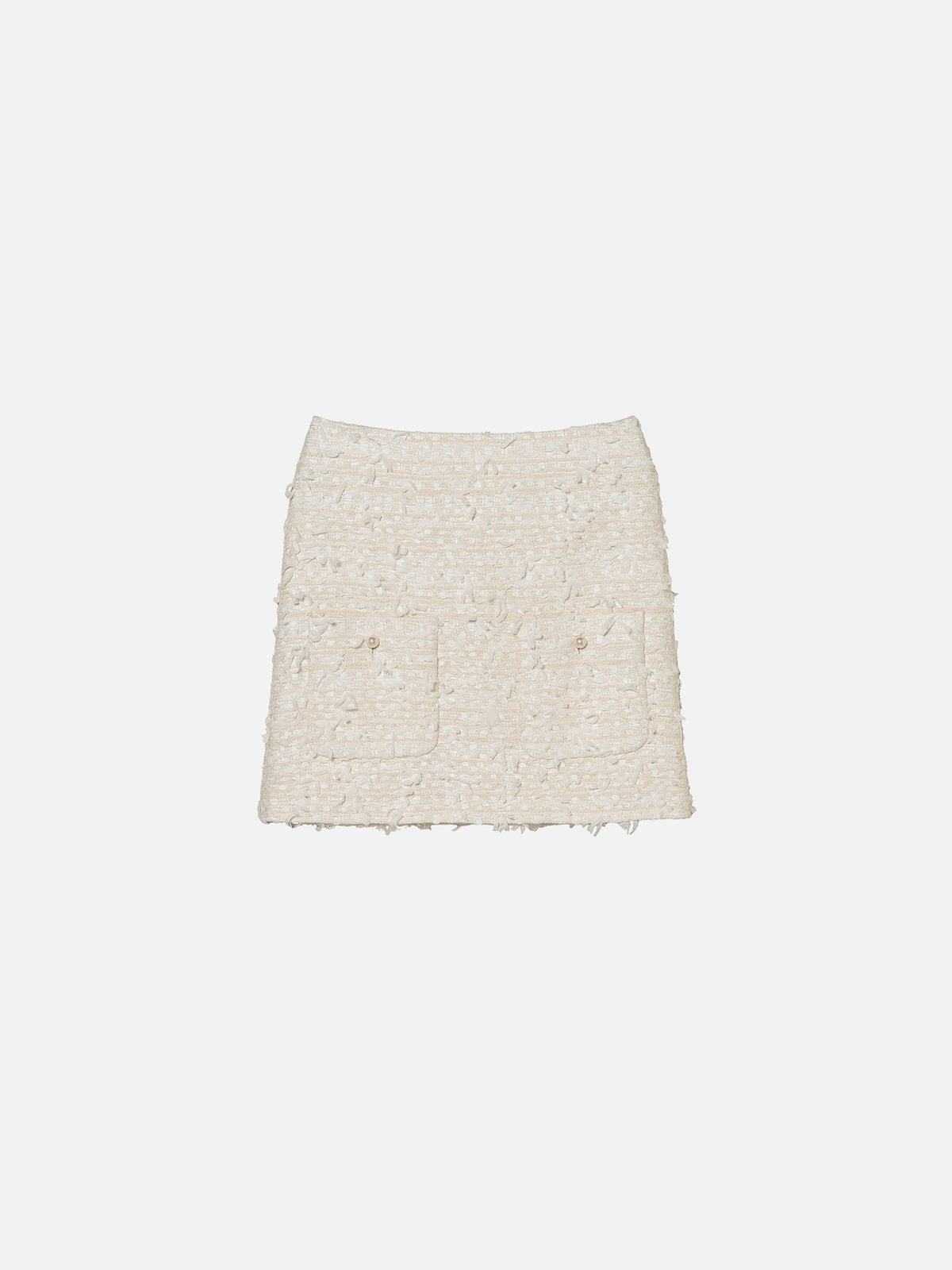 LOW WAIST PATCH-P MINI SK RIBBON TWEED