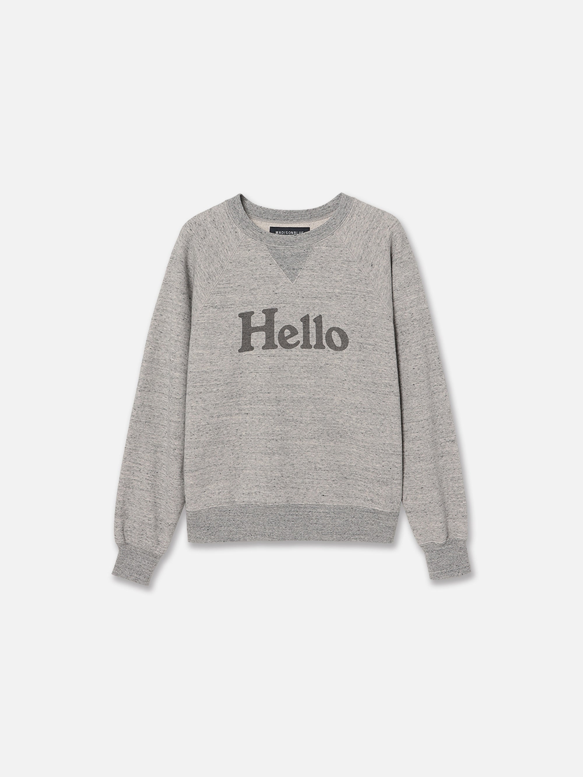 HELLO SWEAT L/S URAKE | MADISONBLUE｜マディソンブルー公式サイト