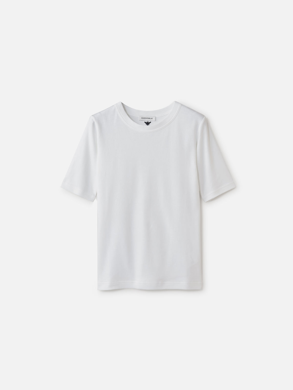 TEE-SHIRT COL ROND MANCHES COURTES