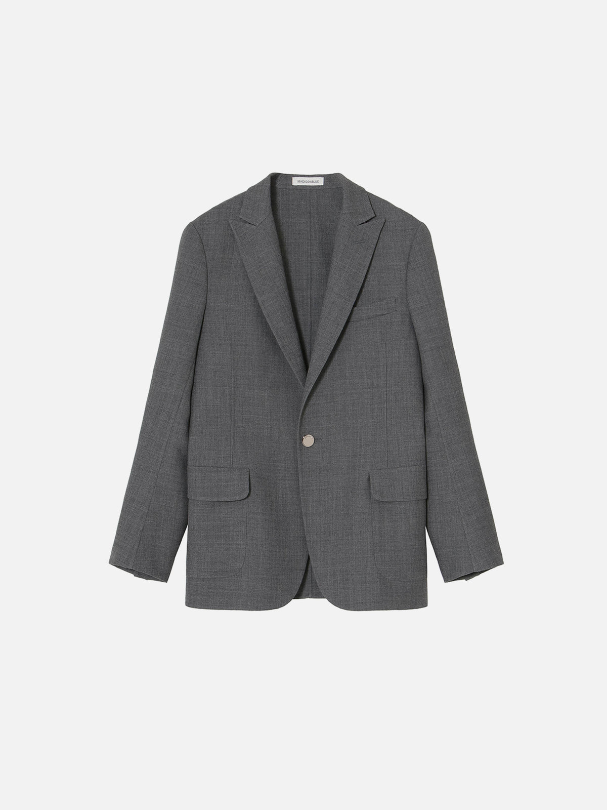 SINGLE BUTTON JACKET WOOL