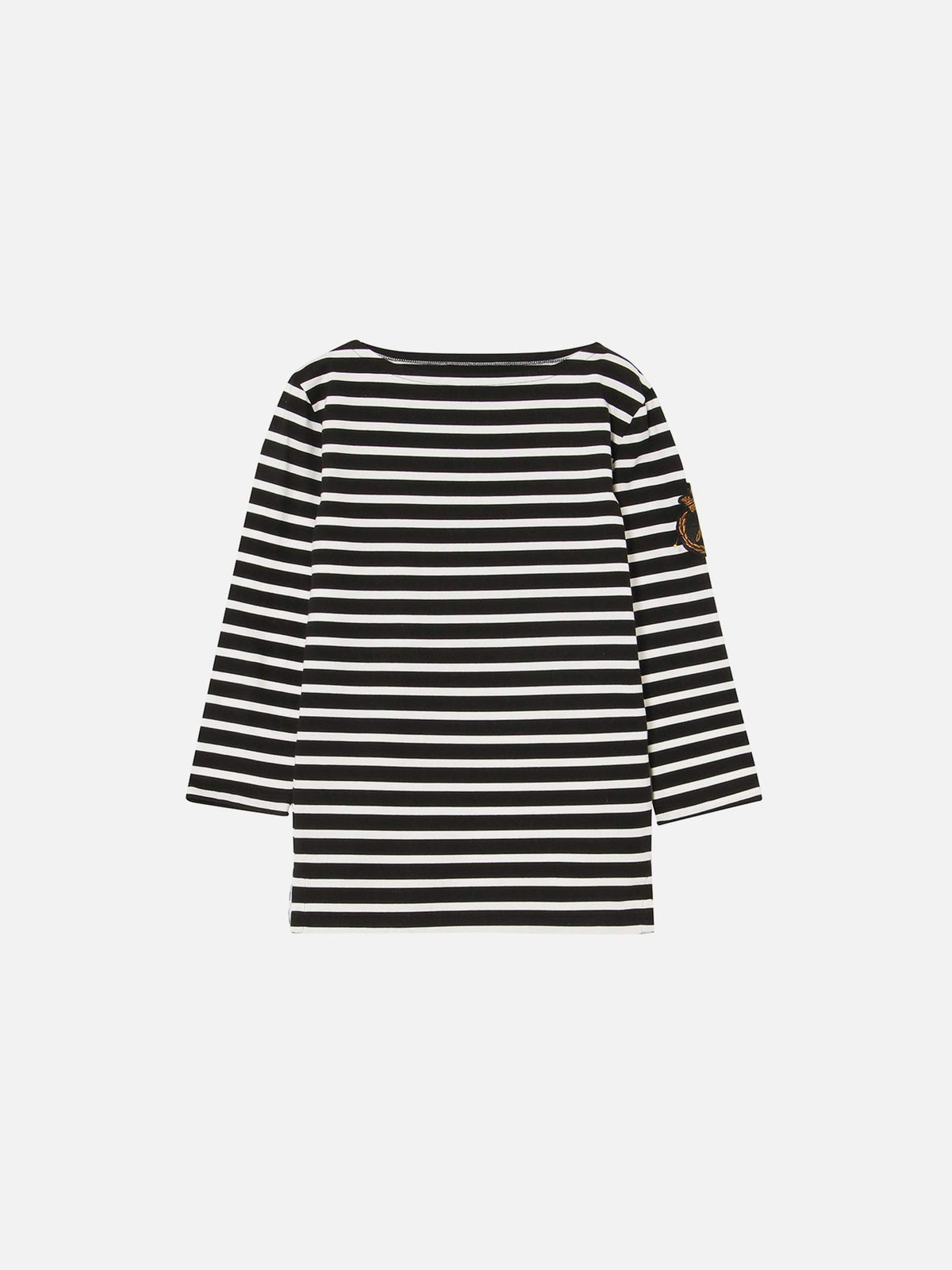 T-SHIRT BATEAU COMPACT MANCHES LONGUES RAYÉ