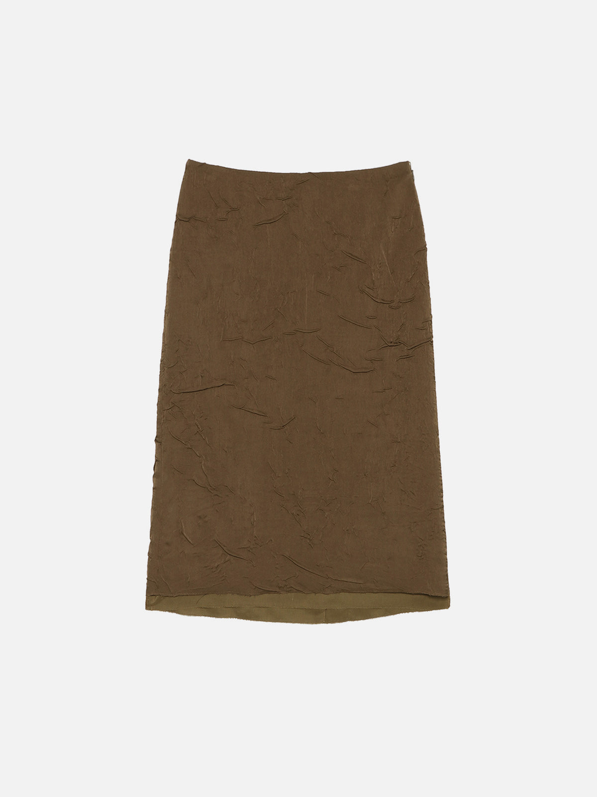 LOW WAIST SATIN SKIRT