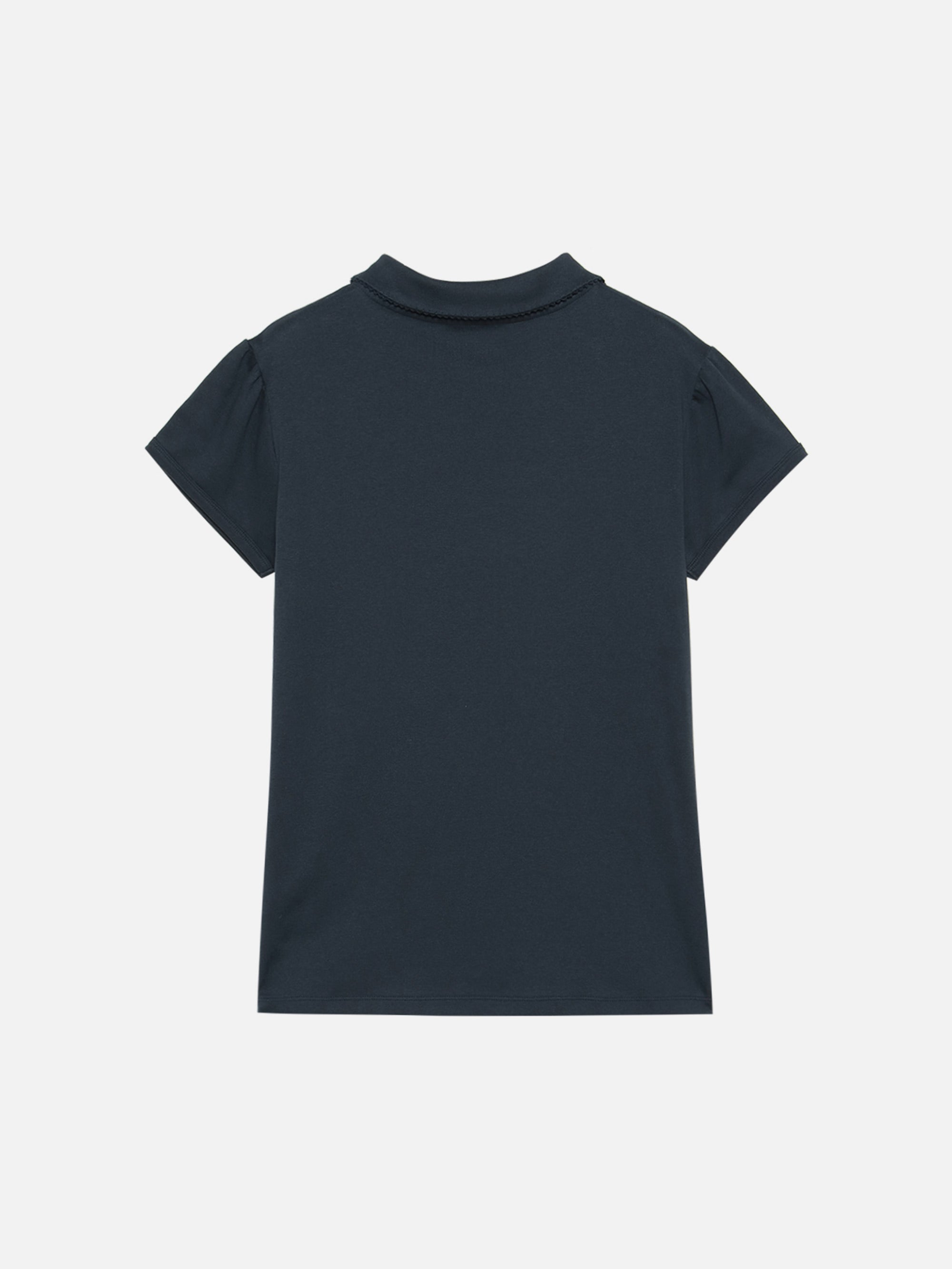 ROUND COLLAR H/S TEE SOFT COTTON | MADISONBLUE｜マディソンブルー