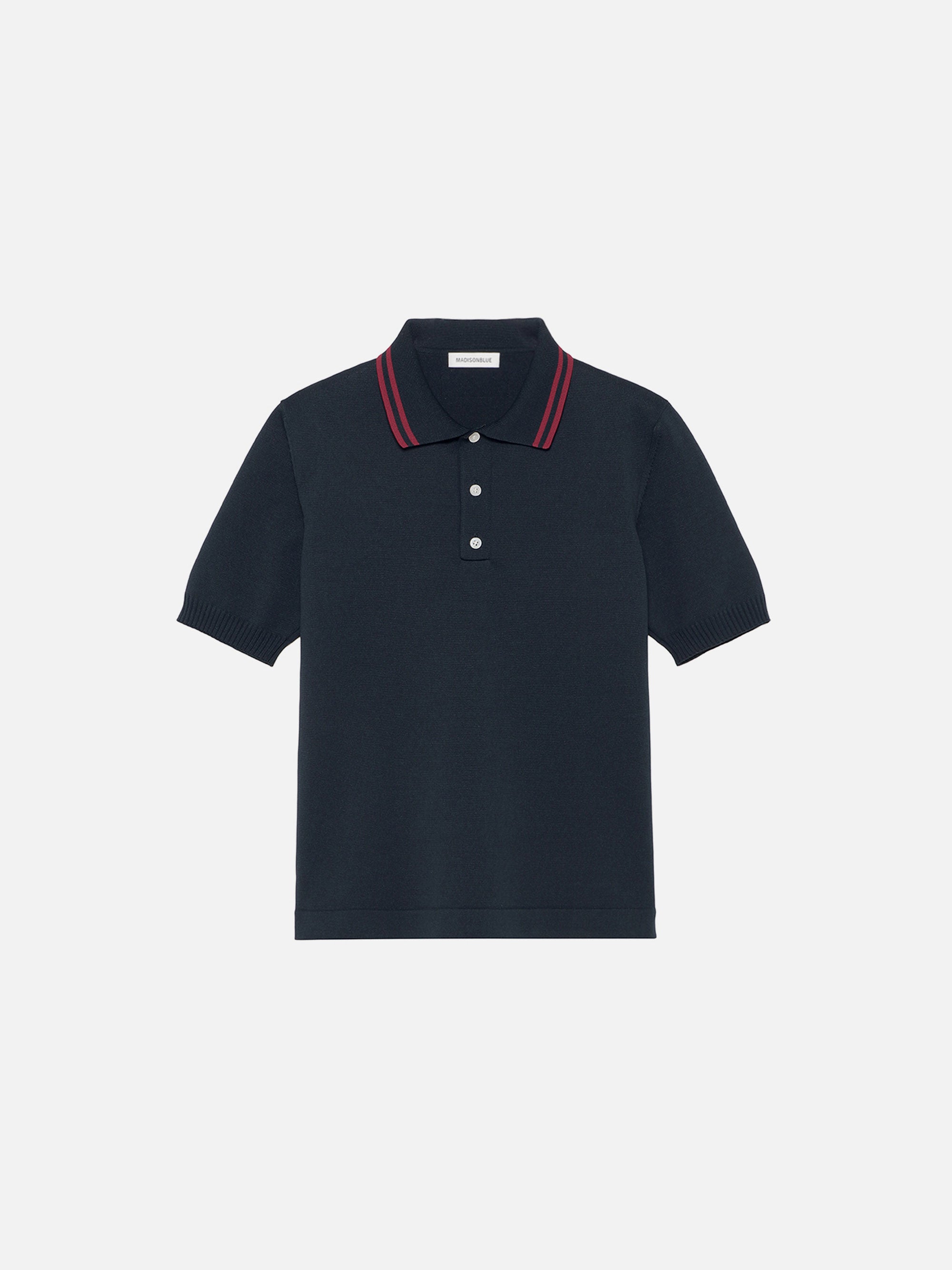 DOUBLE STRIPE COLLAR POLO KNIT | MADISONBLUE｜マディソンブルー公式