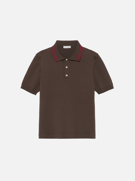 DOUBLE STRIPE COLLAR POLO KNIT | MADISONBLUE｜マディソンブルー公式