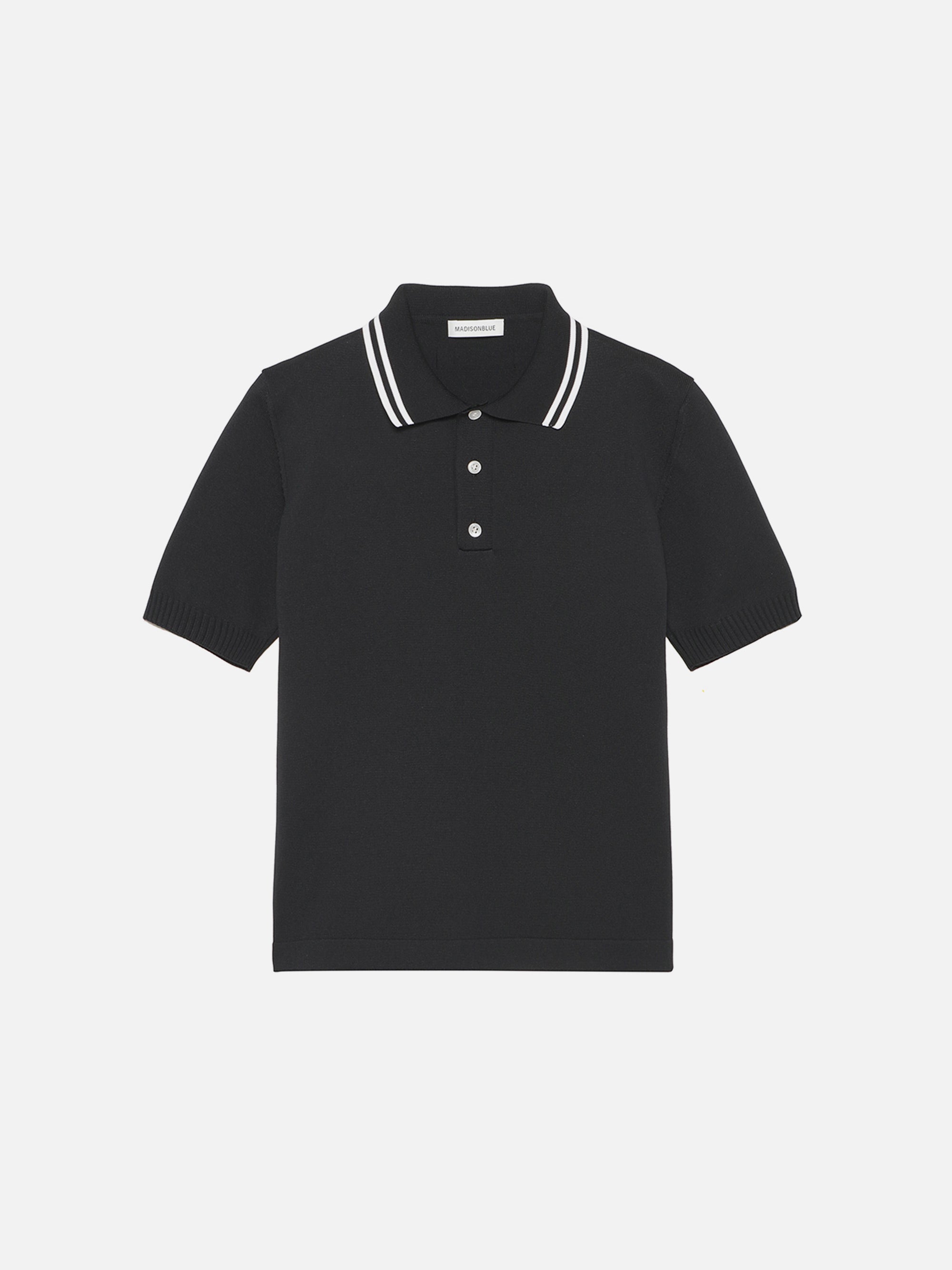 DOUBLE STRIPE COLLAR POLO KNIT | MADISONBLUE｜マディソンブルー公式