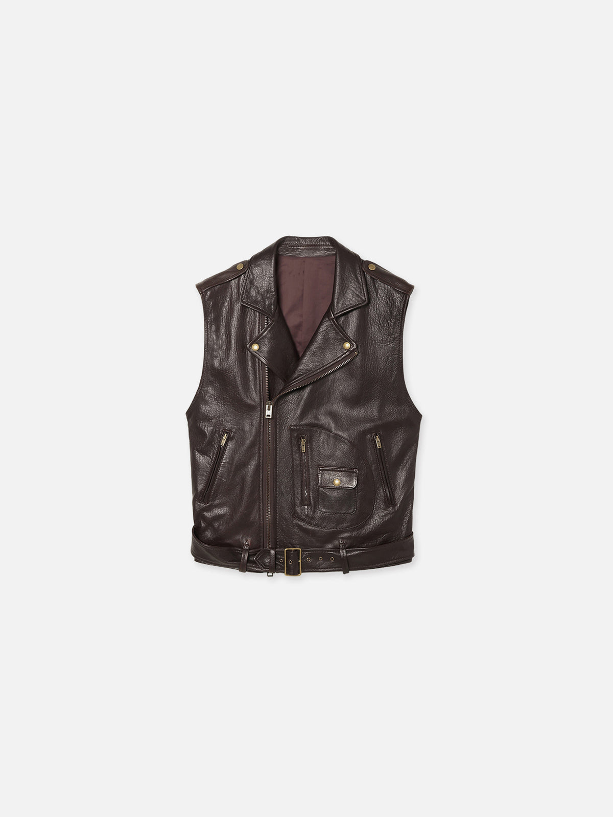 GILET EN CUIR RIDERS POUR HOMME
