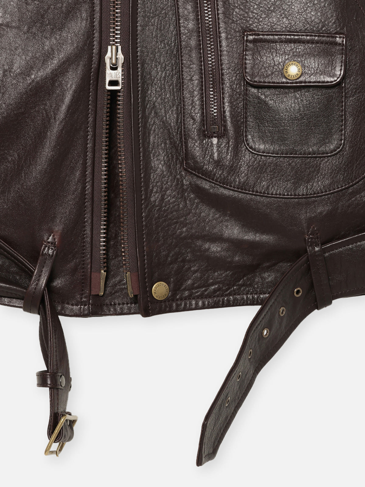 GILET EN CUIR RIDERS POUR HOMME