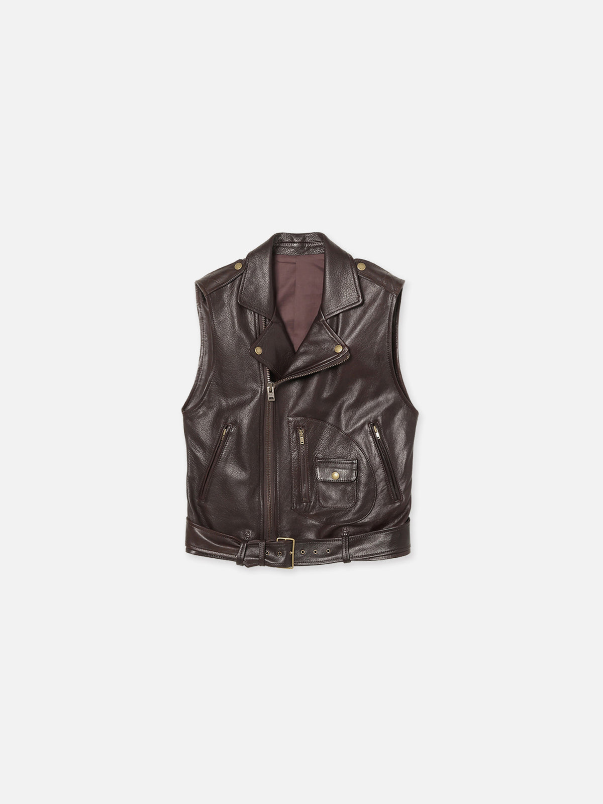 RIDERS VEST LEATHER