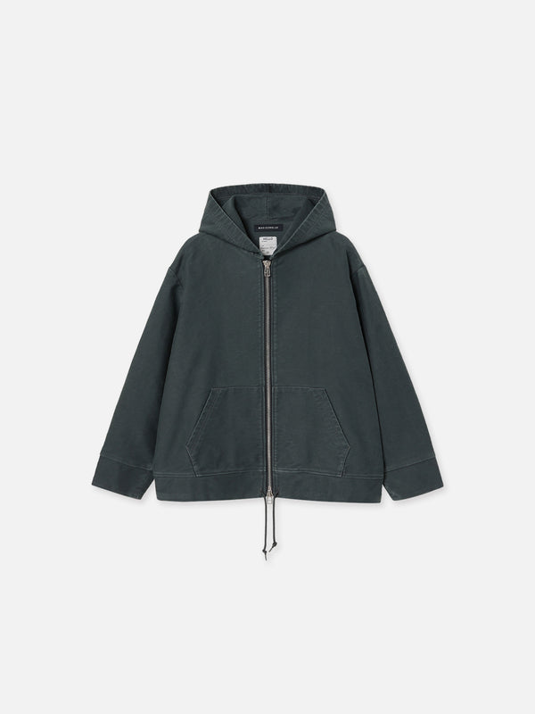 ZIP UP HOODIE MOLESKIN