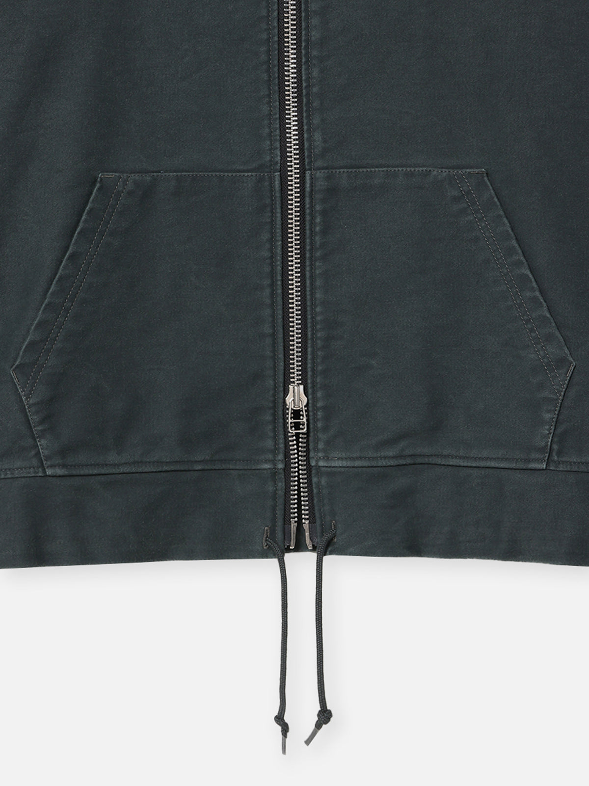 ZIP UP HOODIE MOLESKIN