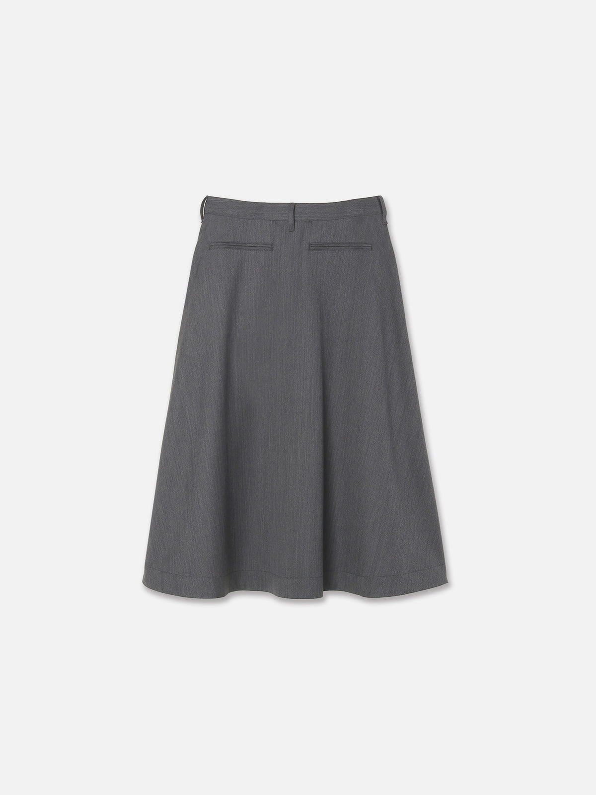 DRESS FLARE SK HERRINGBONE