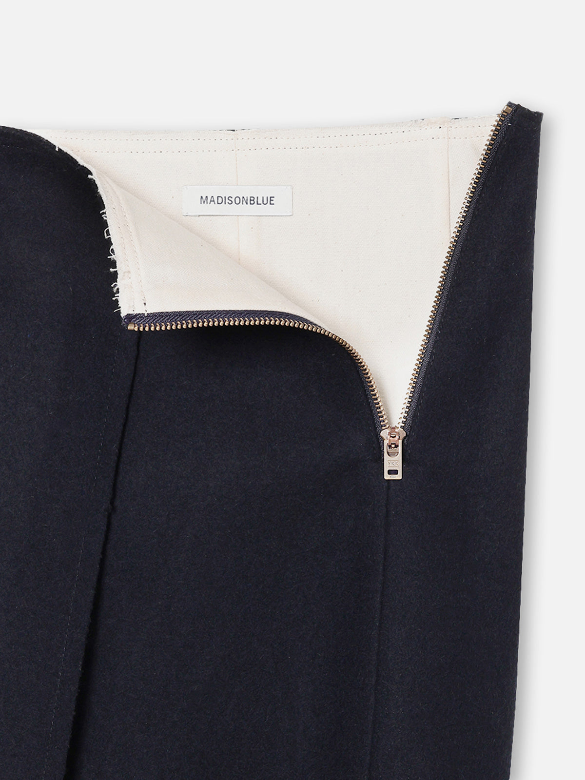 VISIBLE LINING WRAP SKIRT