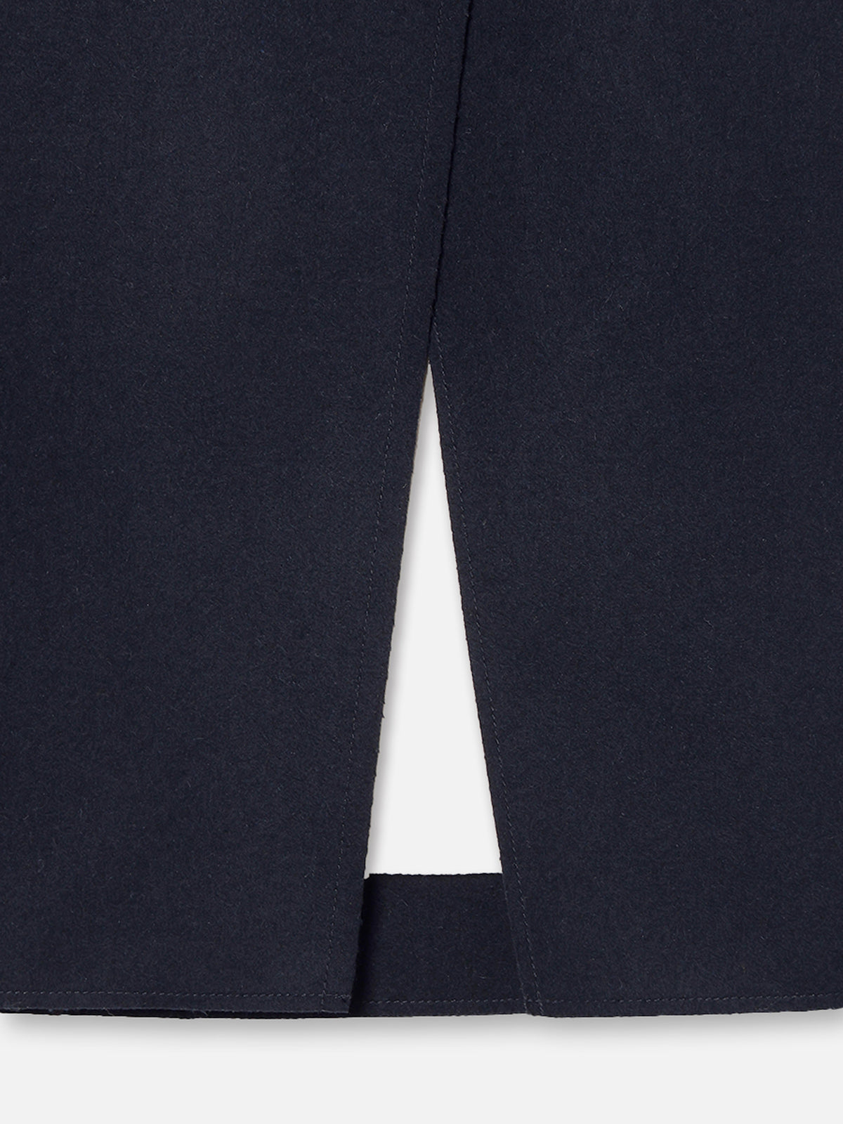 VISIBLE LINING WRAP SKIRT