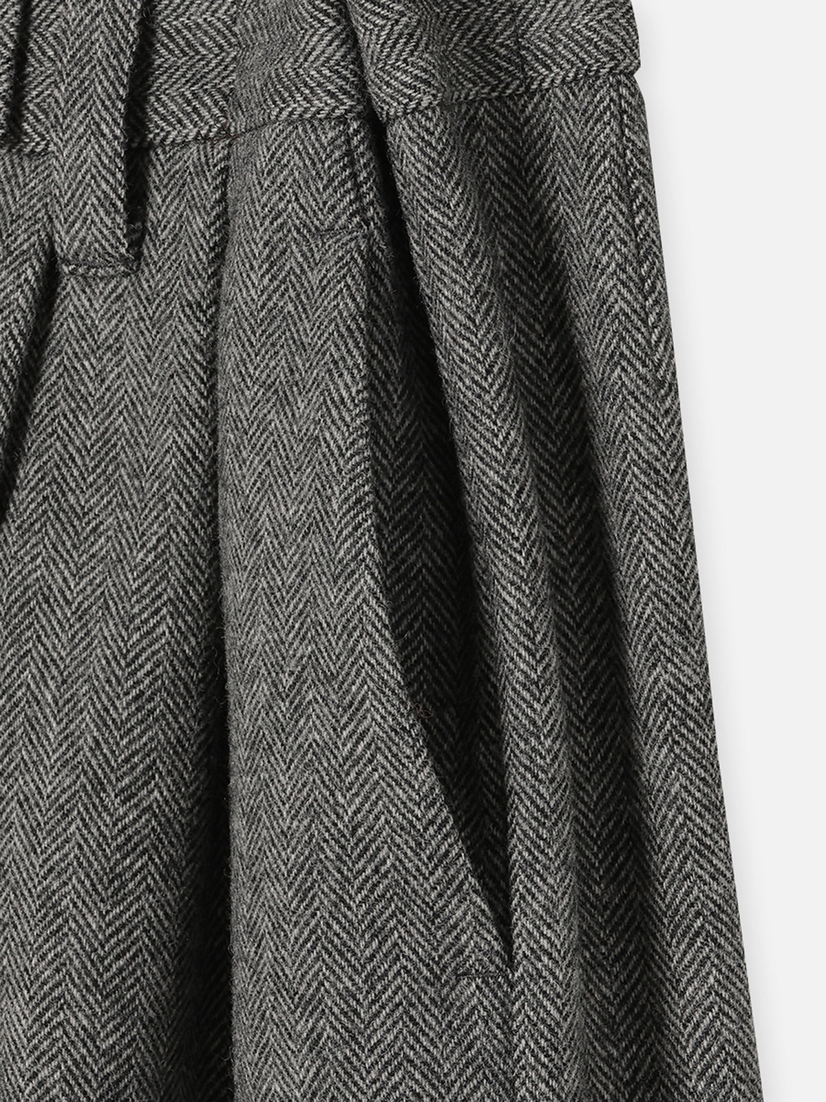 SLACKS REMAKE MIDDLE SK HERRINGBONE