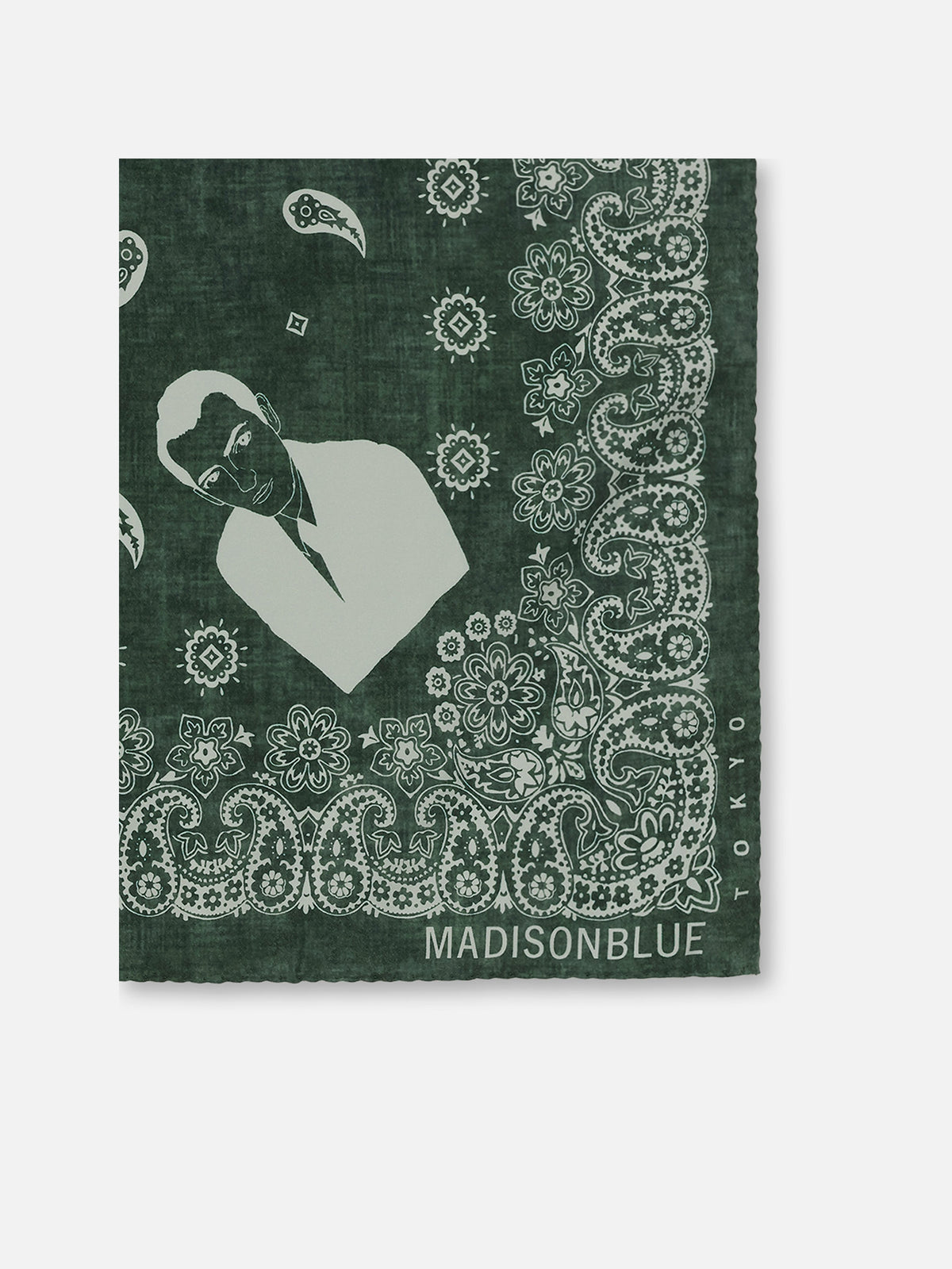 GRAPHIC PAISLEY SCARF LARGE