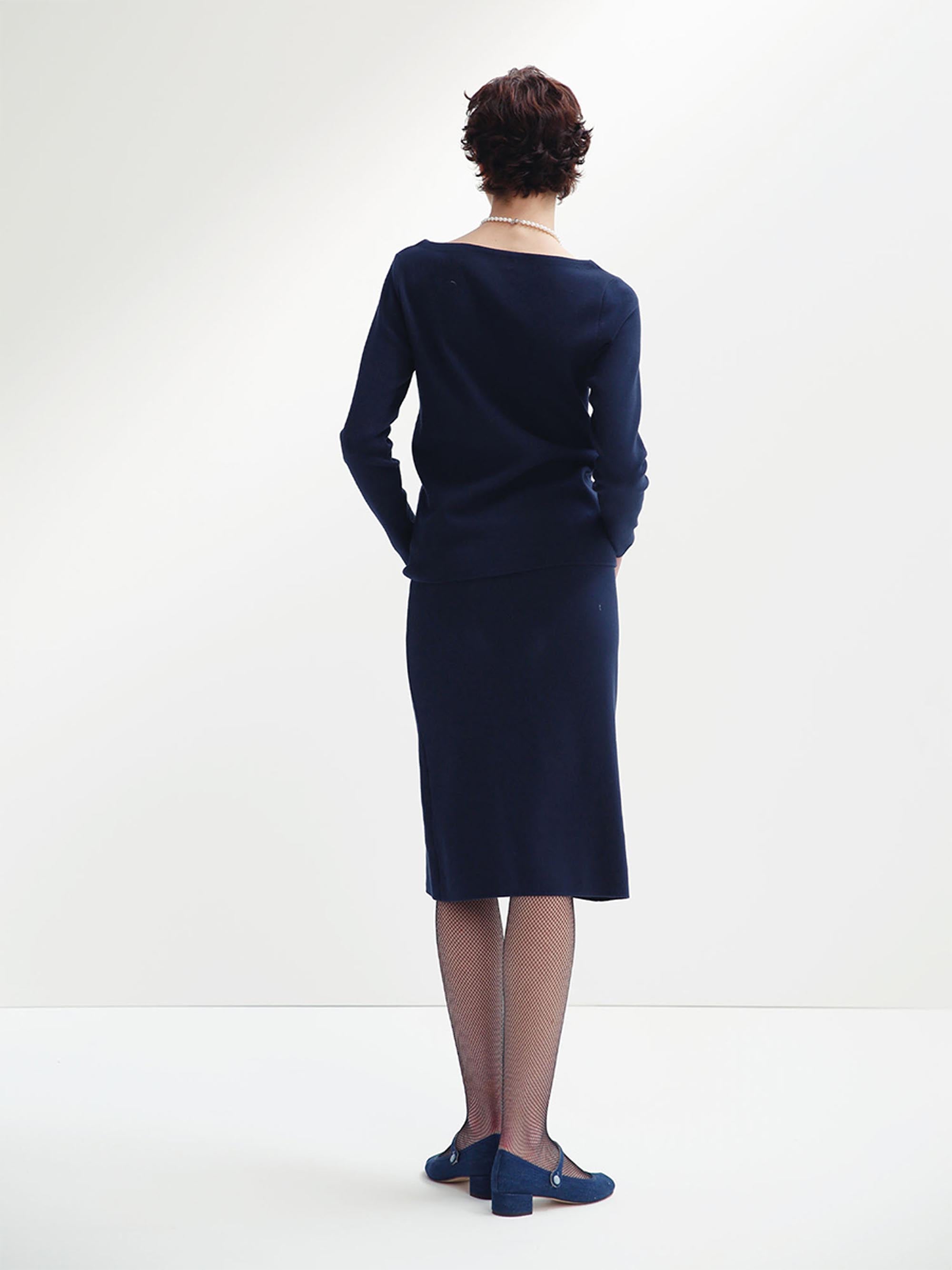 KNIT SEMI-FLARE SK COTTON | MADISONBLUE｜マディソンブルー公式サイト