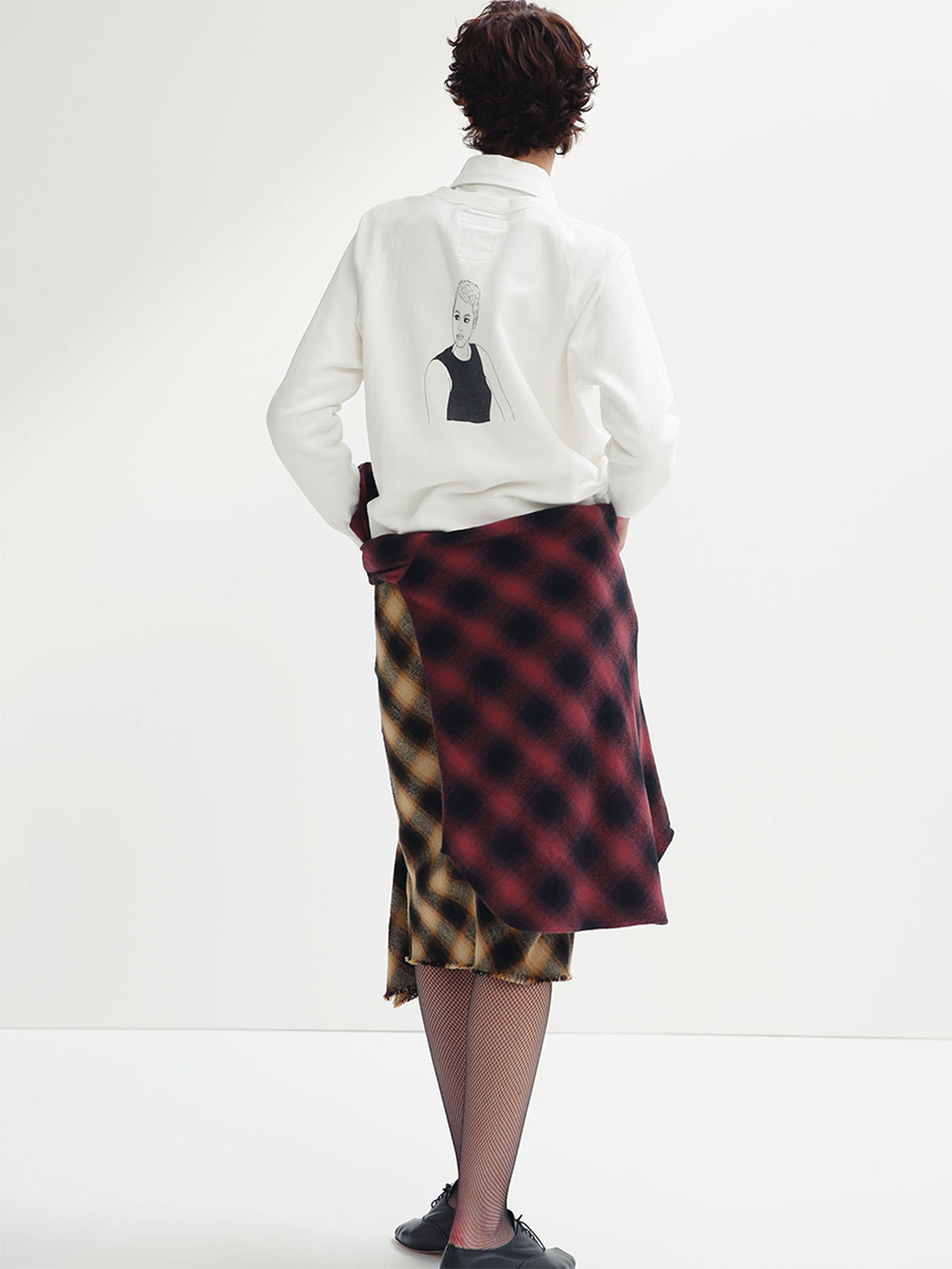 CASCADE SKIRT CHECK
