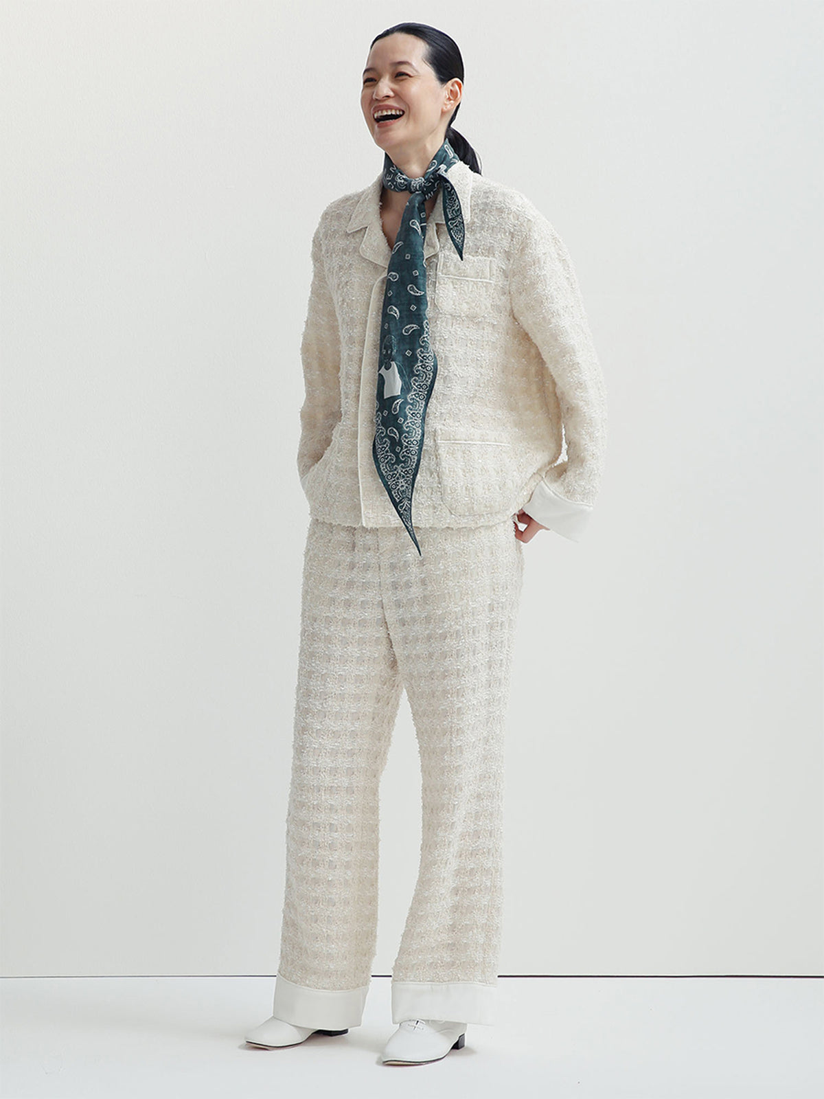 PAJAMA PANTS TWEED