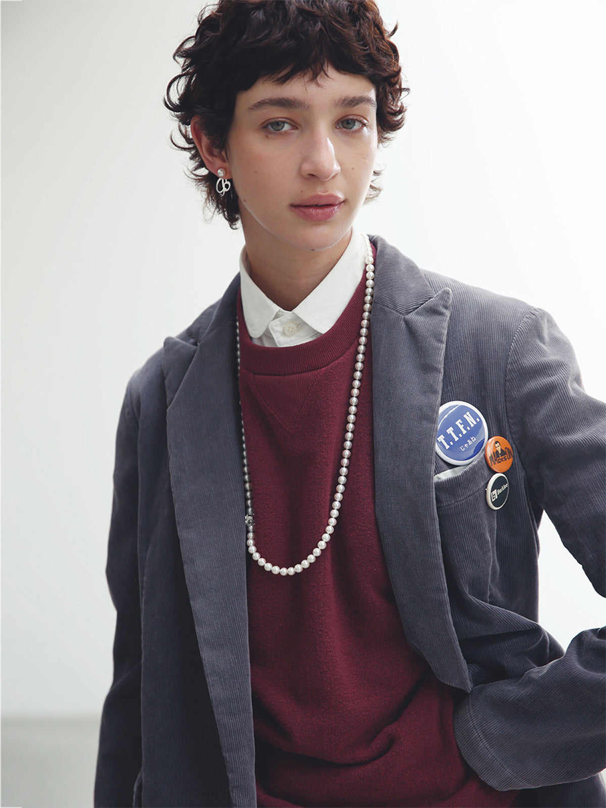 UNLINED BUTTONLESS JACKET CORDS