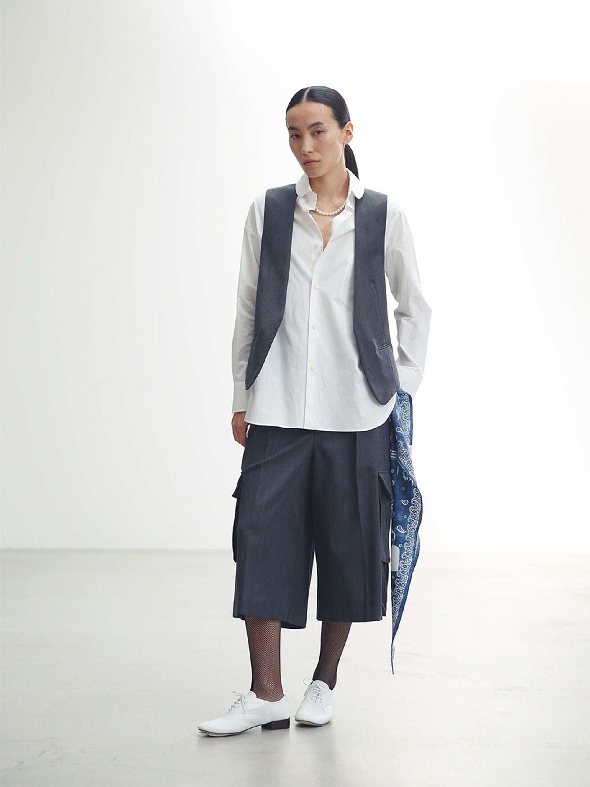 BUTTONLESS GILET HERRINGBONE | MADISONBLUE｜マディソンブルー公式サイト