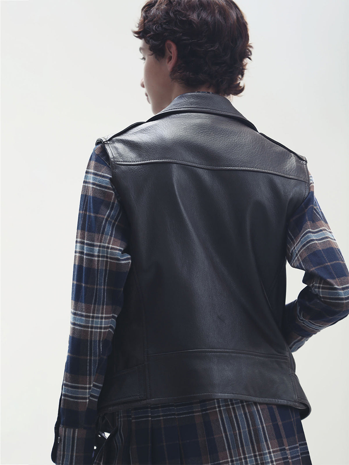 RIDERS VEST LEATHER