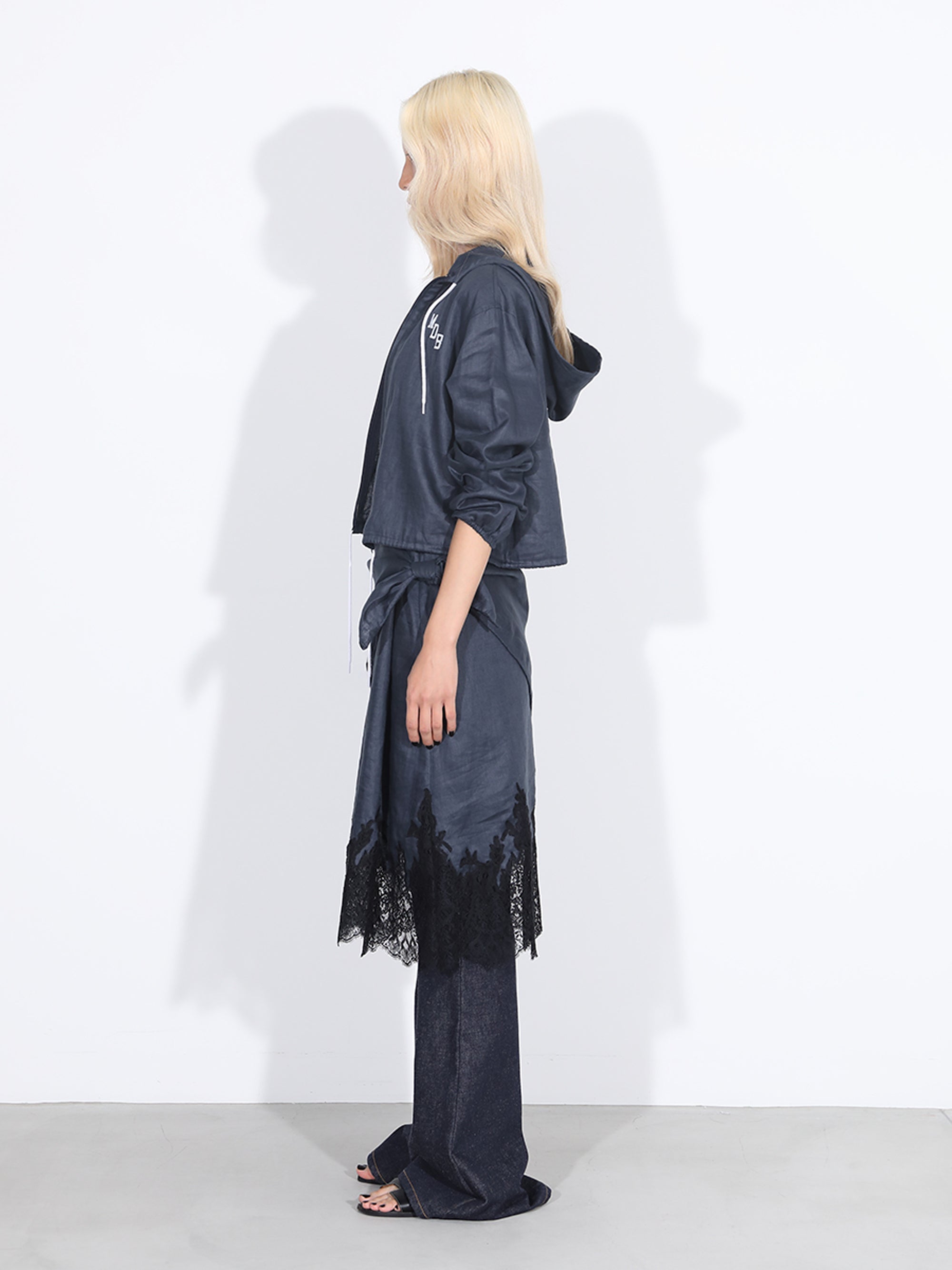 ZIP UP COLLEGE PARKA LINEN | MADISONBLUE｜マディソンブルー公式サイト