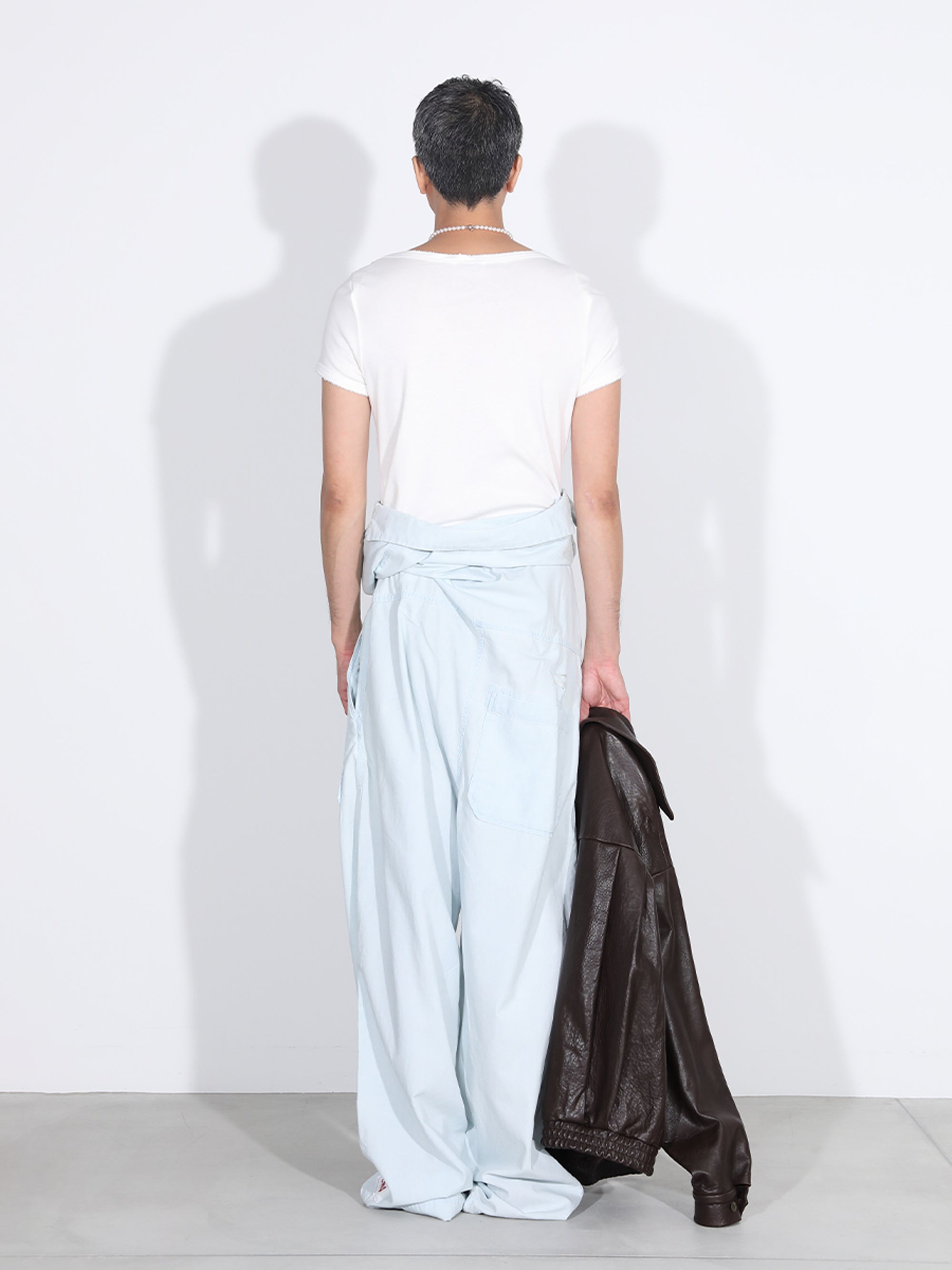 EMBROIDERED TRIM BOAT NECK TEE S/COTTON | MADISONBLUE｜マディソン
