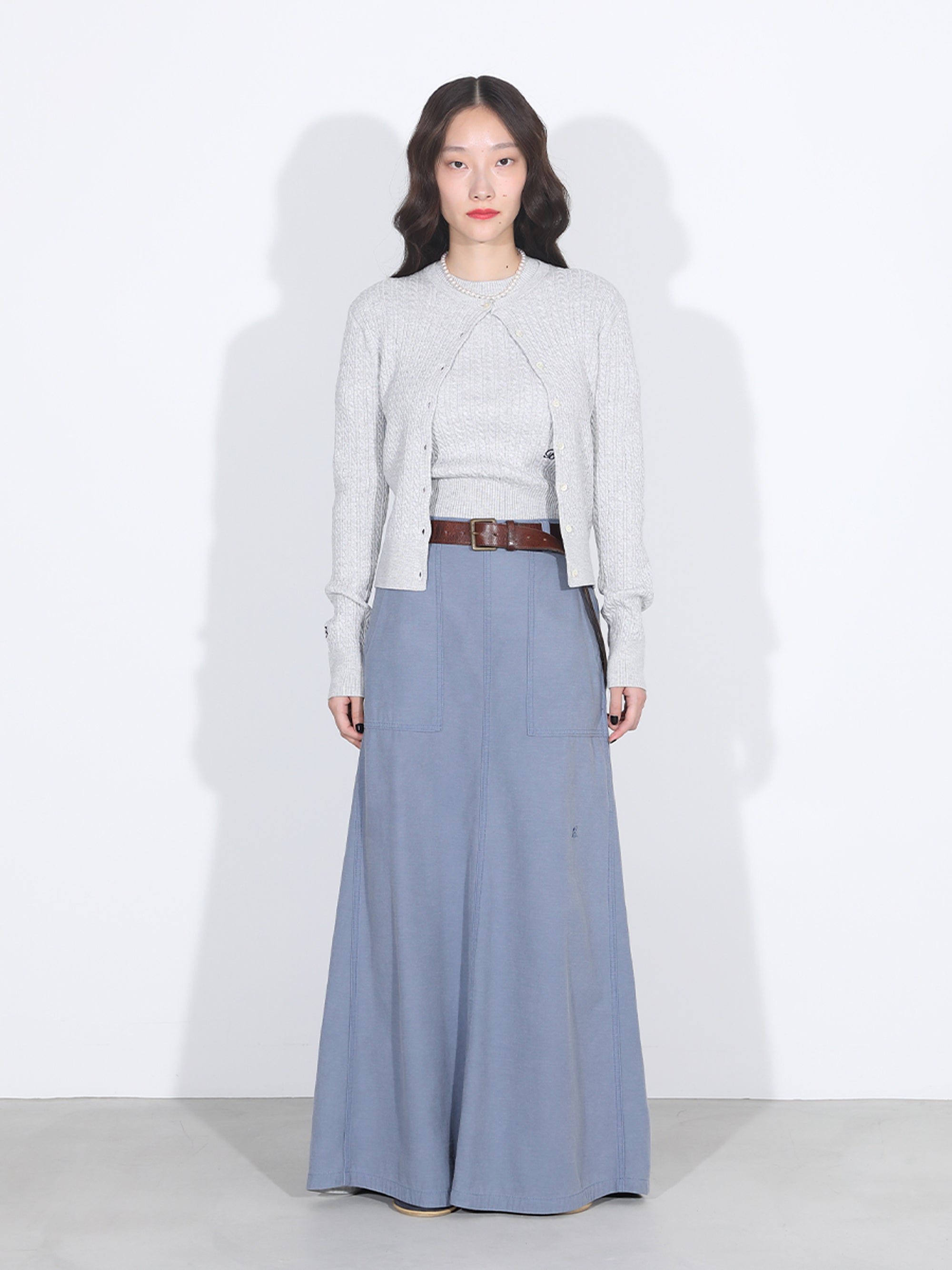 FATIGUE PANEL FLARE LONG SK L.oz BS | MADISONBLUE｜マディソン