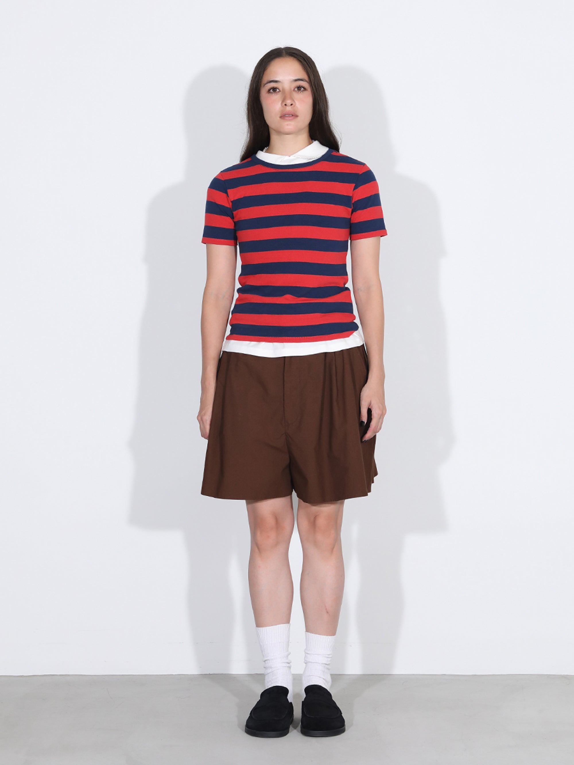 CREWNECK TEE COTTON BORDER | MADISONBLUE｜マディソンブルー公式サイト