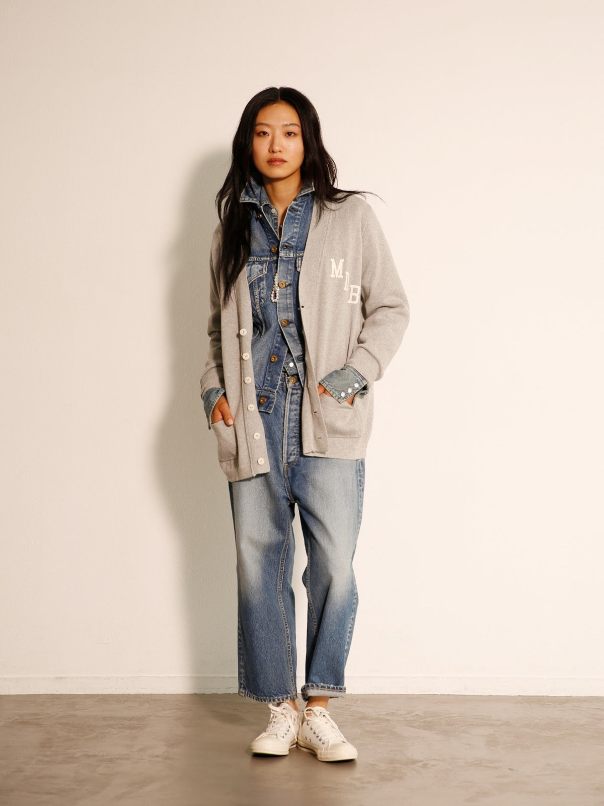 COTTON BIG CARDIGAN