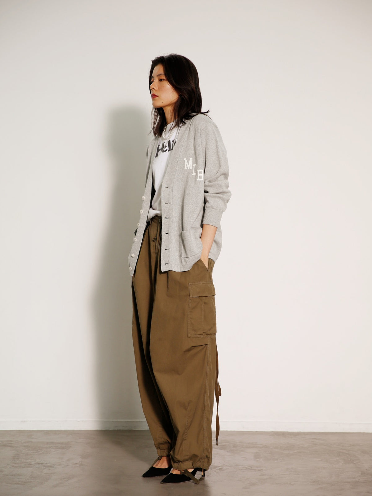 COTTON BIG CARDIGAN